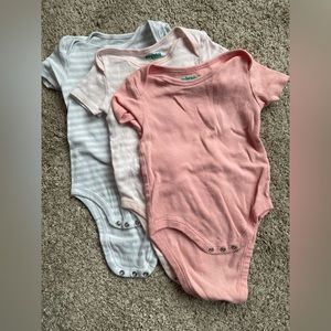 THREE size 9 months onesies